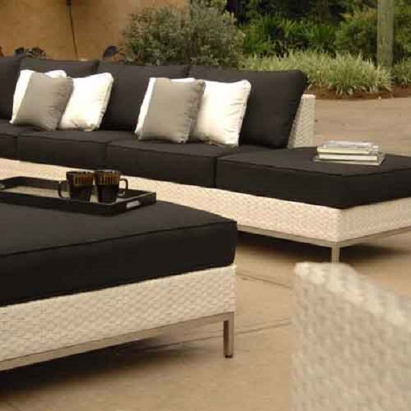 Black and White Exterior Furniture