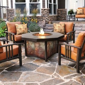 Homecrest Fire Pits with Chairs