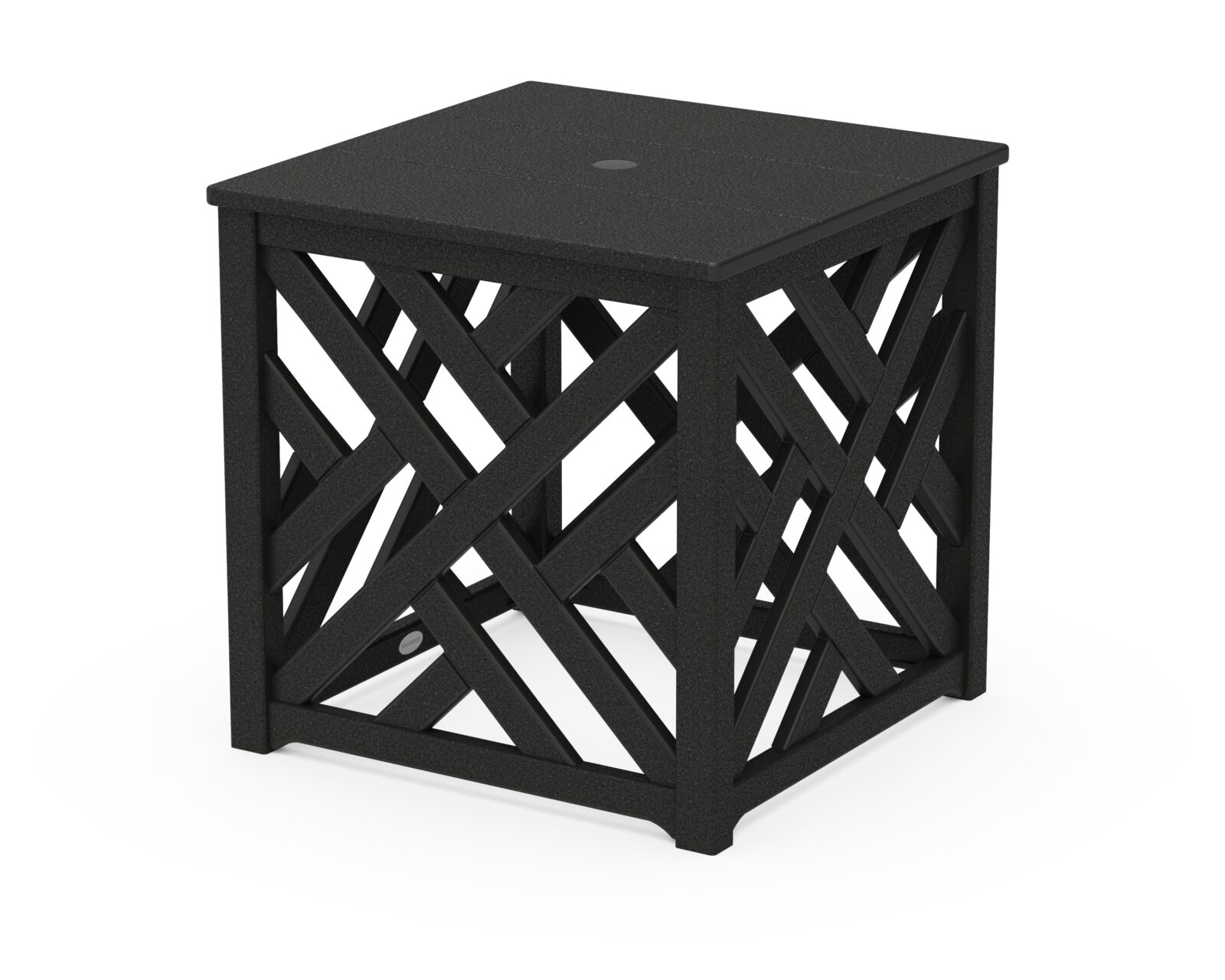 POLYWOOD® Chippendale Umbrella Stand Accent Table - Image 4