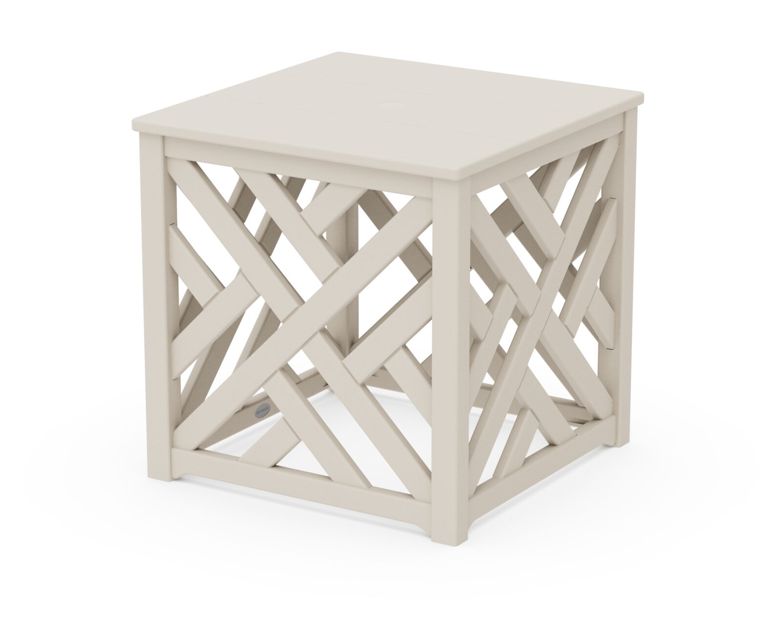 POLYWOOD® Chippendale Umbrella Stand Accent Table - Image 8