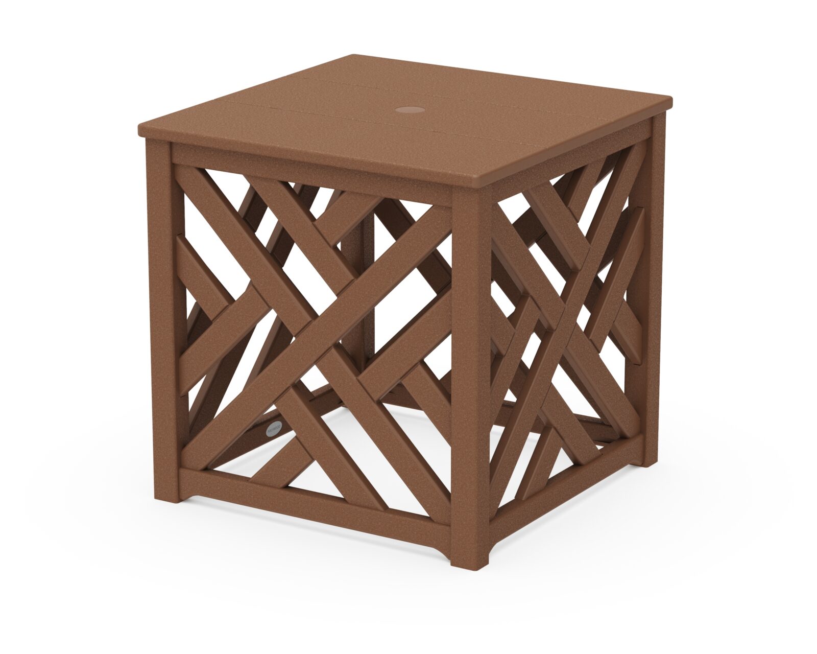 POLYWOOD® Chippendale Umbrella Stand Accent Table - Image 9