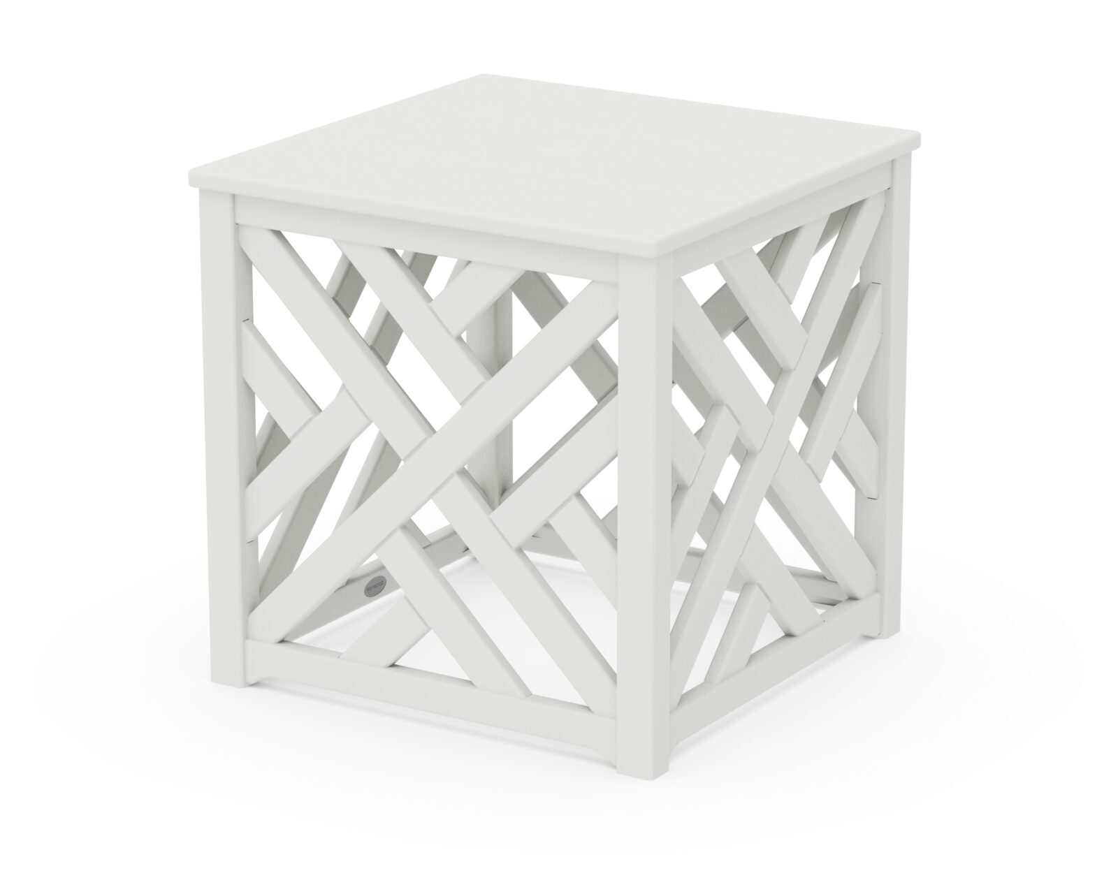 POLYWOOD® Chippendale Umbrella Stand Accent Table - Image 13