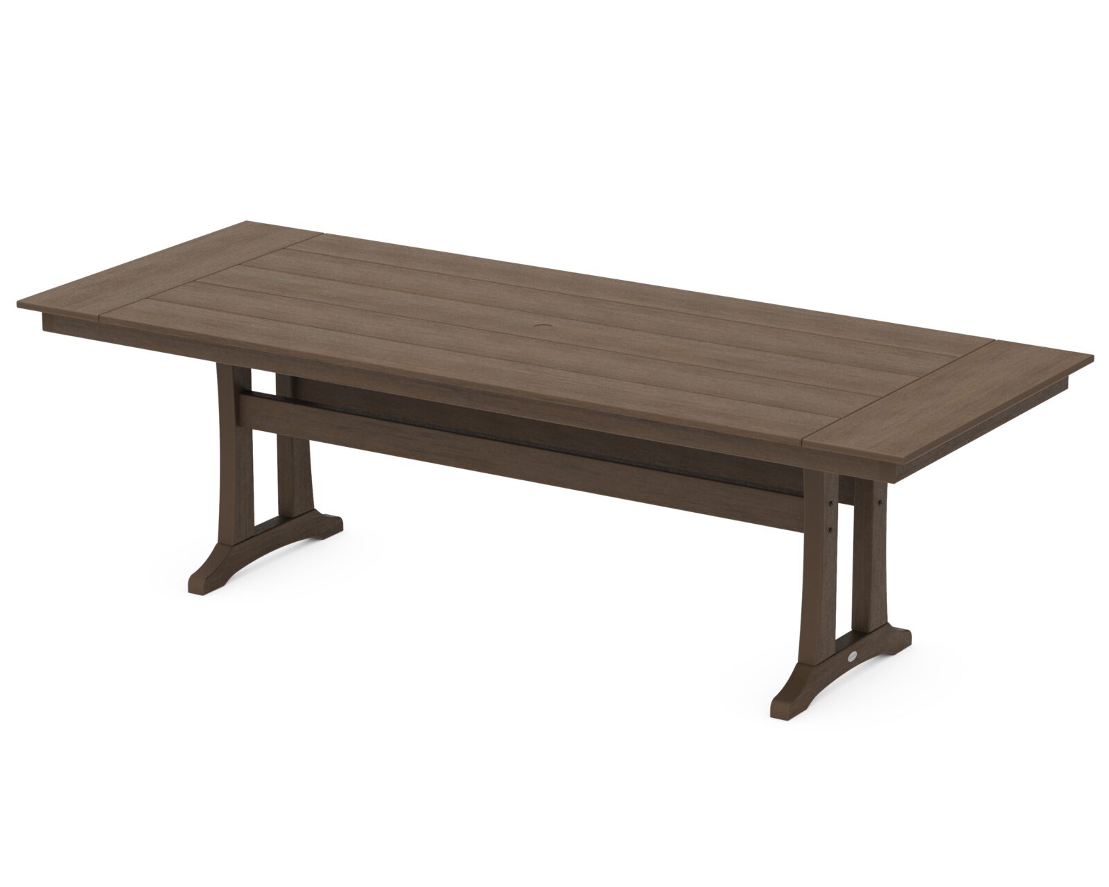 POLYWOOD® Farmhouse Trestle 38" x 96" Dining Table - Image 2