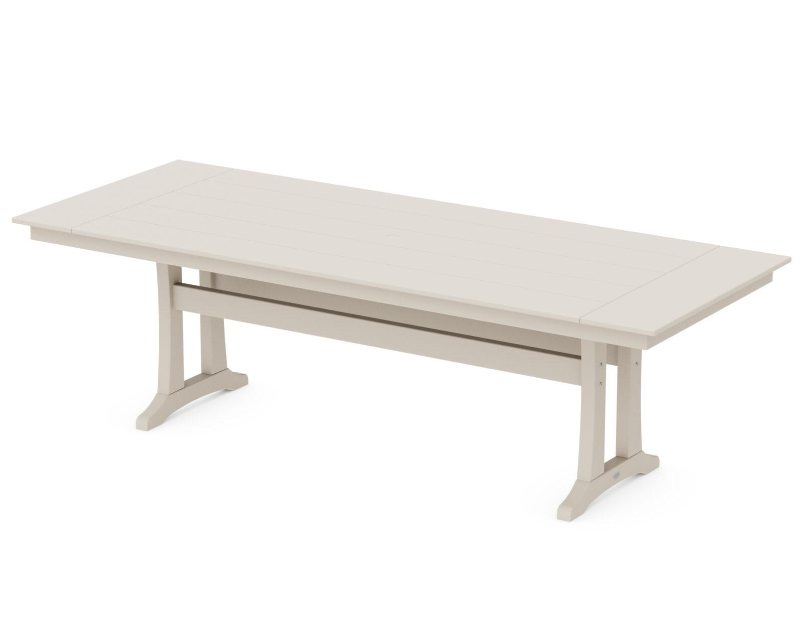 POLYWOOD® Farmhouse Trestle 38" x 96" Dining Table - Image 8