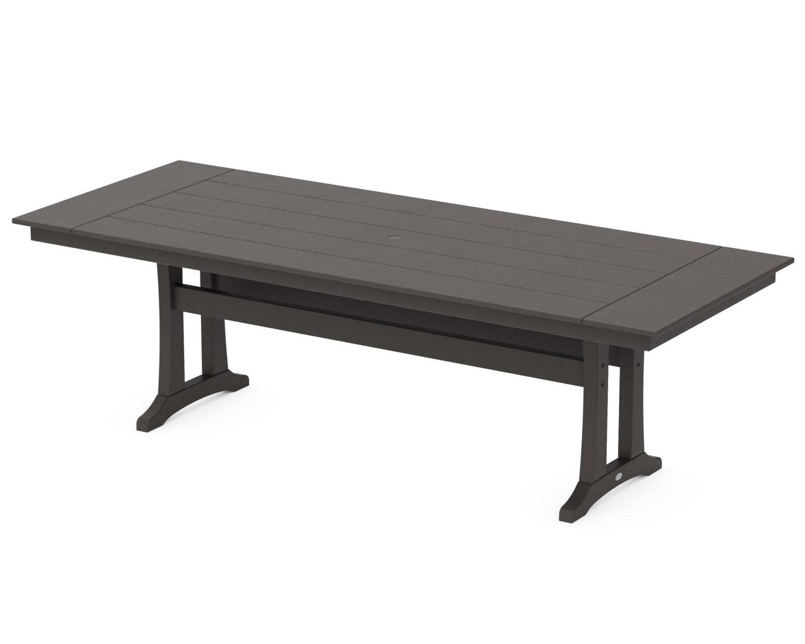 POLYWOOD® Farmhouse Trestle 38" x 96" Dining Table - Image 10