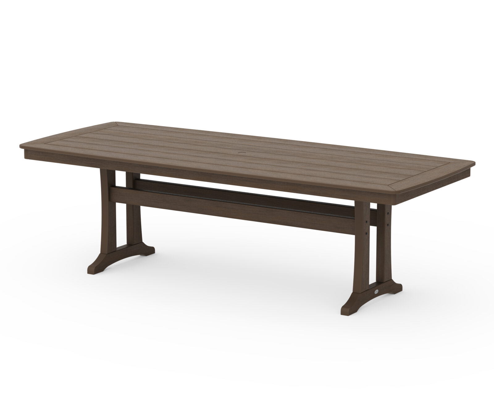POLYWOOD® Nautical Trestle 39" x 97" Dining Table - Image 2