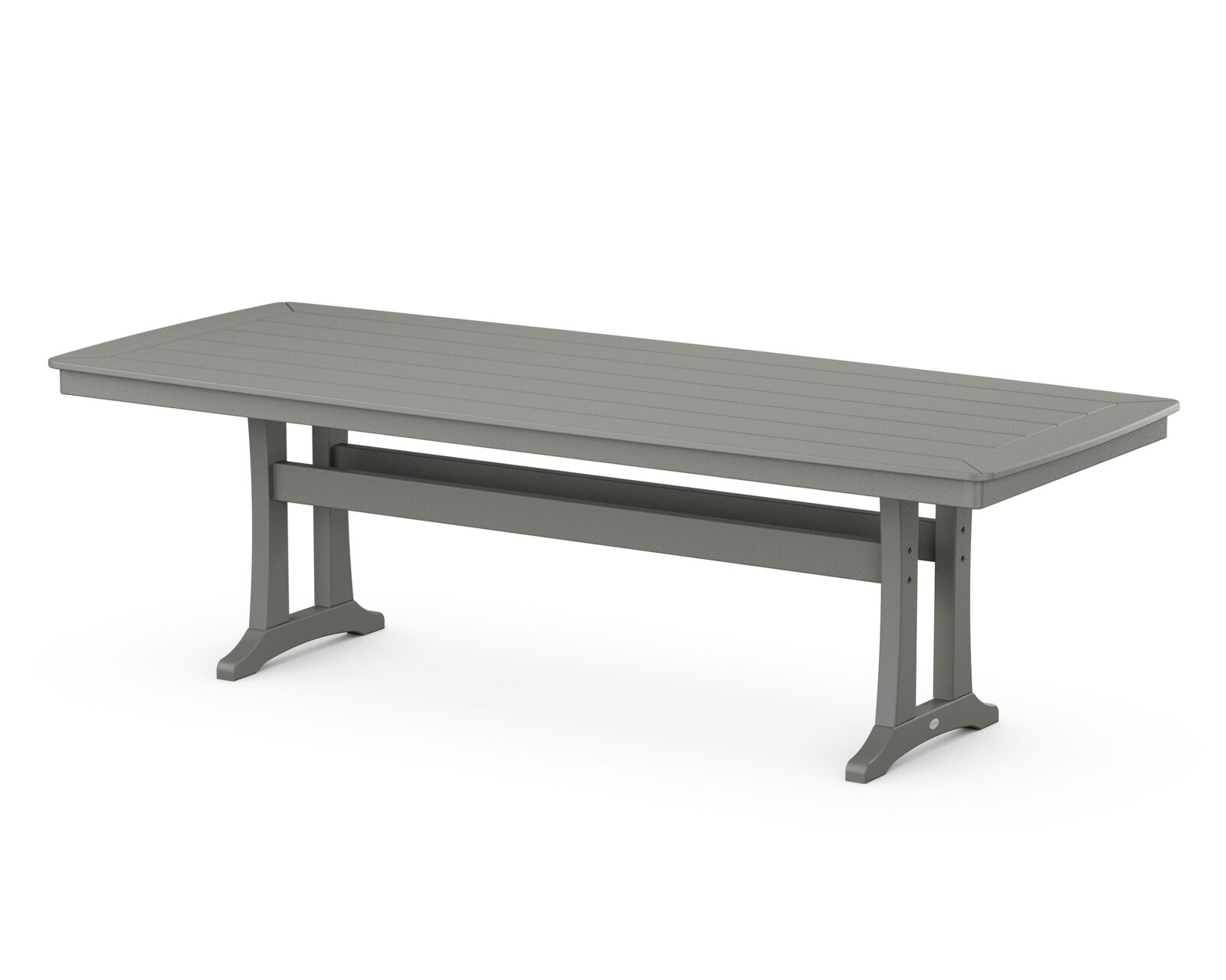 POLYWOOD® Nautical Trestle 39" x 97" Dining Table - Image 6