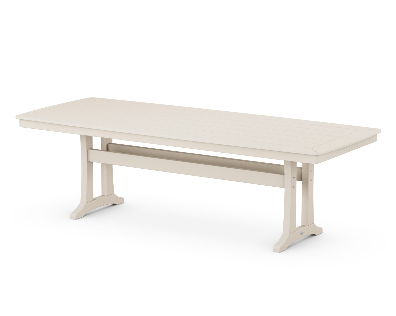 POLYWOOD® Nautical Trestle 39" x 97" Dining Table - Image 8
