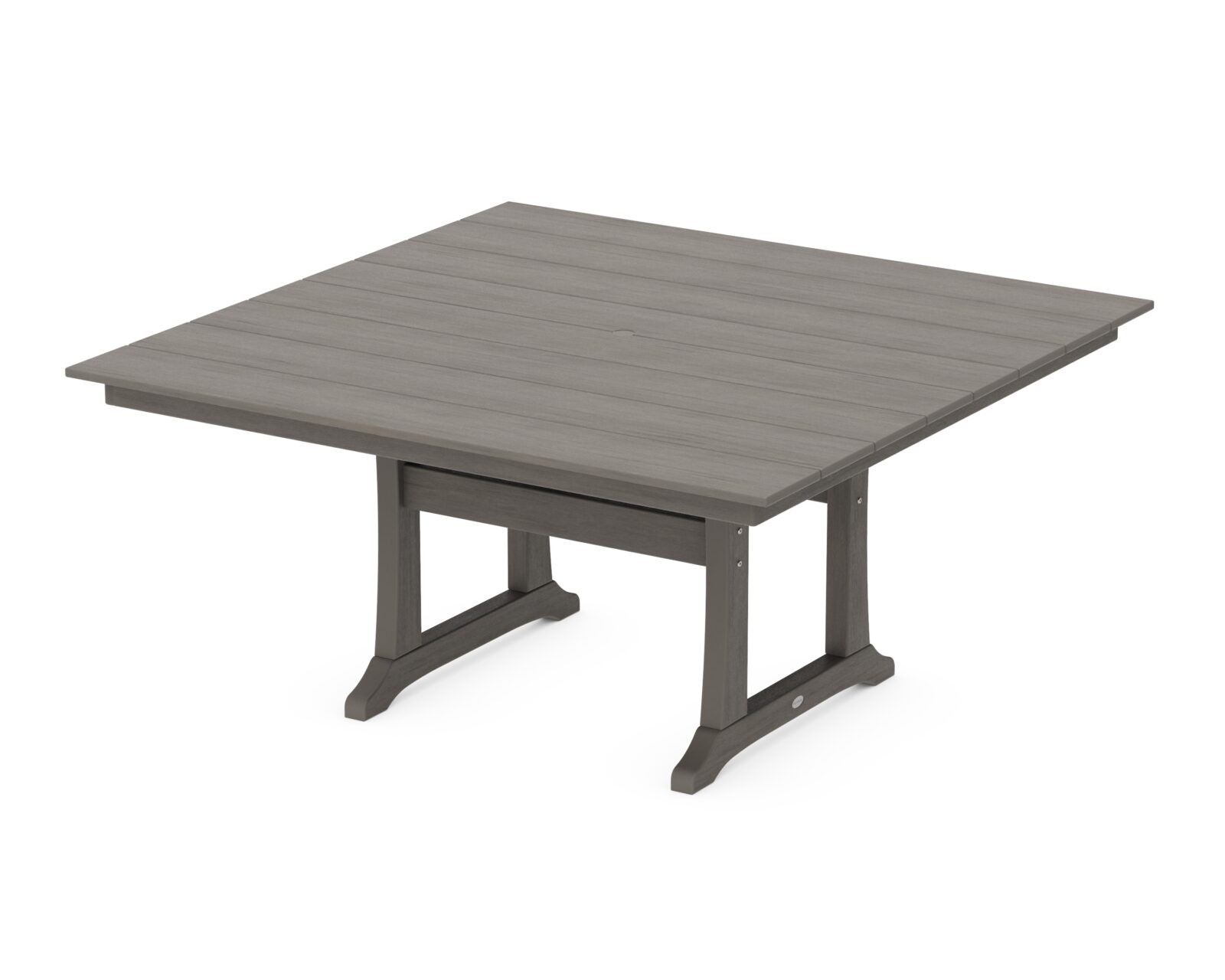 POLYWOOD® Farmhouse Trestle 59" Dining Table