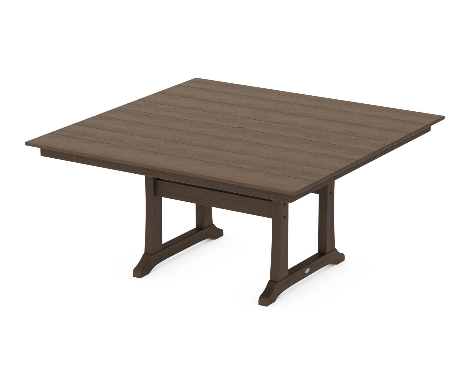 POLYWOOD® Farmhouse Trestle 59" Dining Table - Image 2