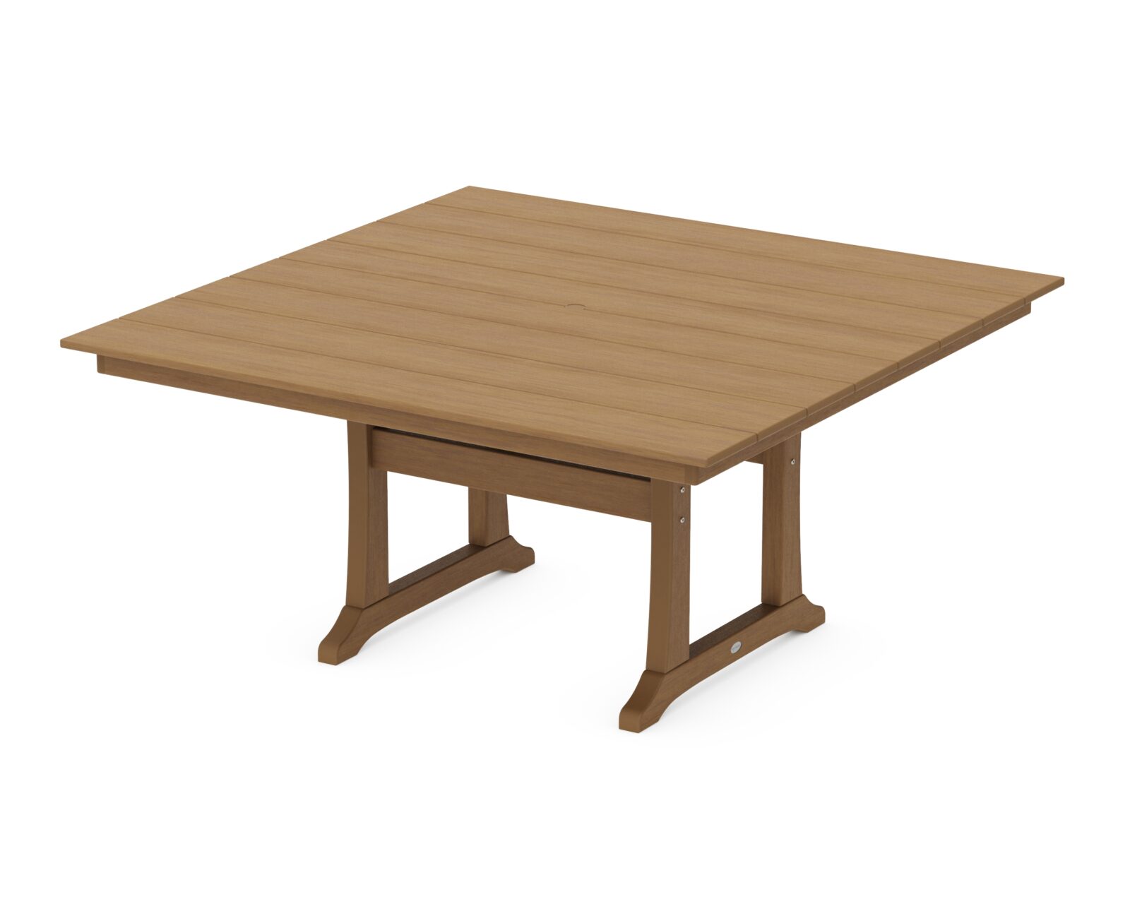 POLYWOOD® Farmhouse Trestle 59" Dining Table - Image 3