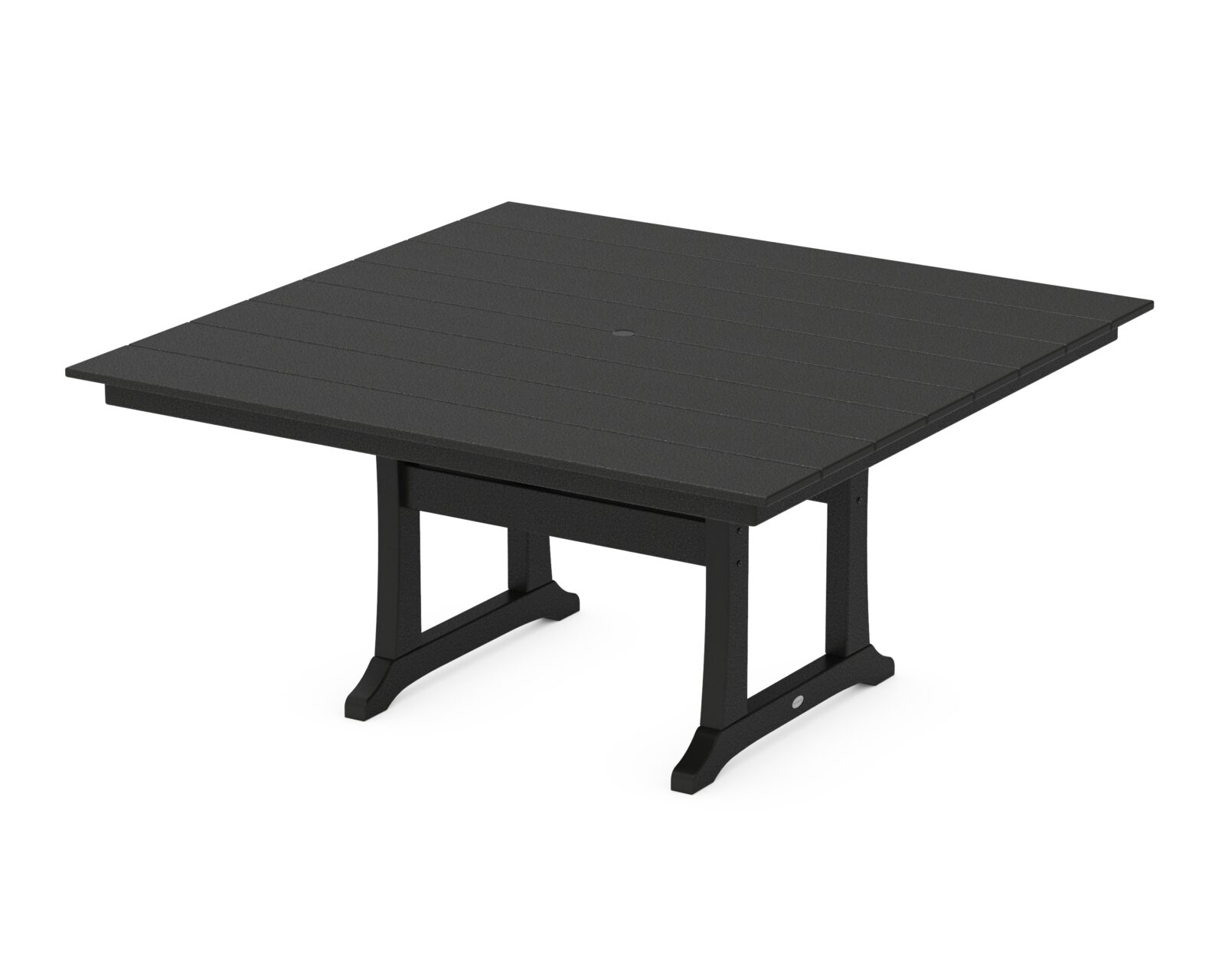 POLYWOOD® Farmhouse Trestle 59" Dining Table - Image 4