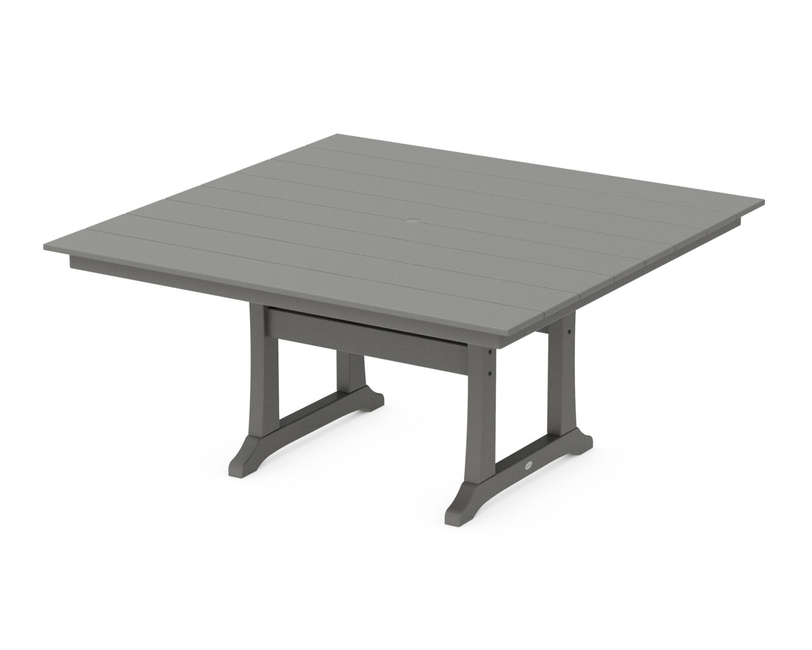 POLYWOOD® Farmhouse Trestle 59" Dining Table - Image 6