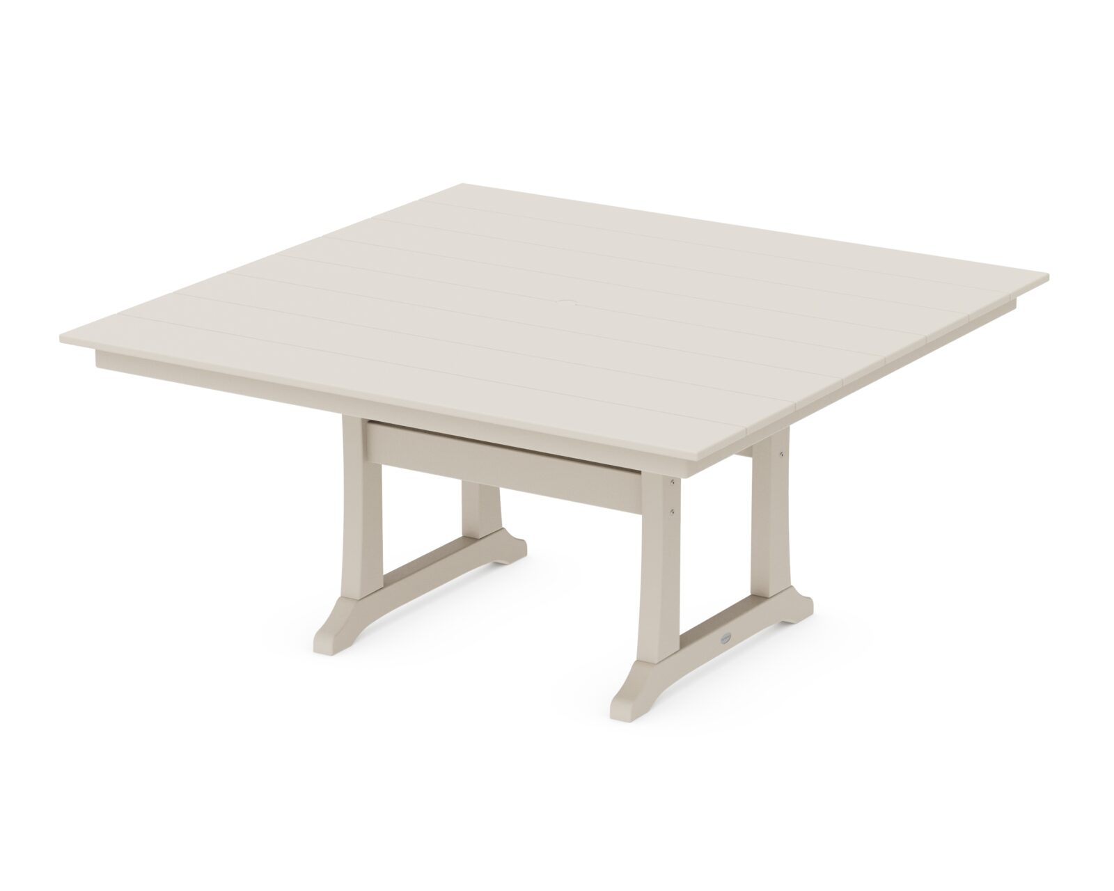 POLYWOOD® Farmhouse Trestle 59" Dining Table - Image 8