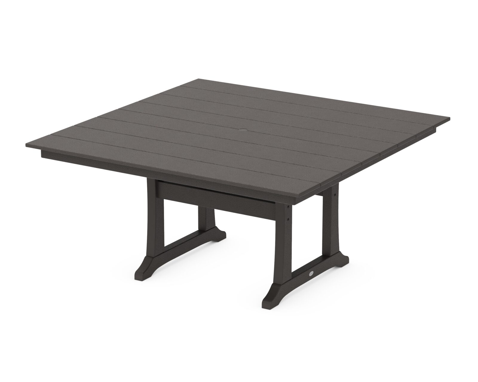 POLYWOOD® Farmhouse Trestle 59" Dining Table - Image 10