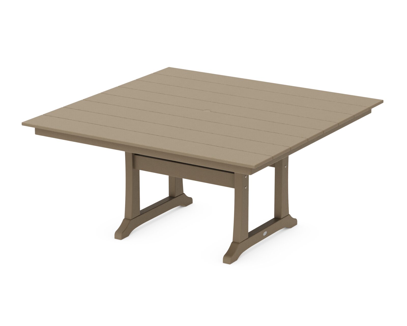 POLYWOOD® Farmhouse Trestle 59" Dining Table - Image 11