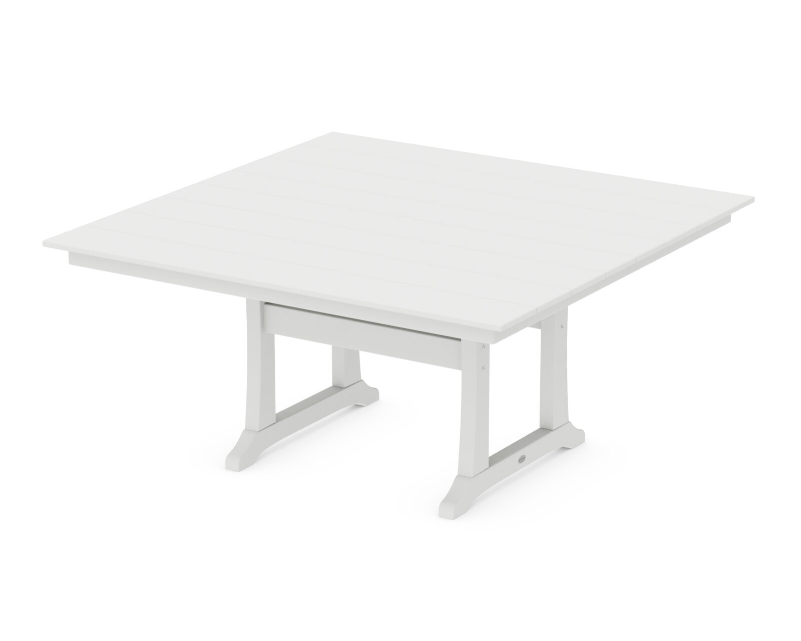 POLYWOOD® Farmhouse Trestle 59" Dining Table - Image 13