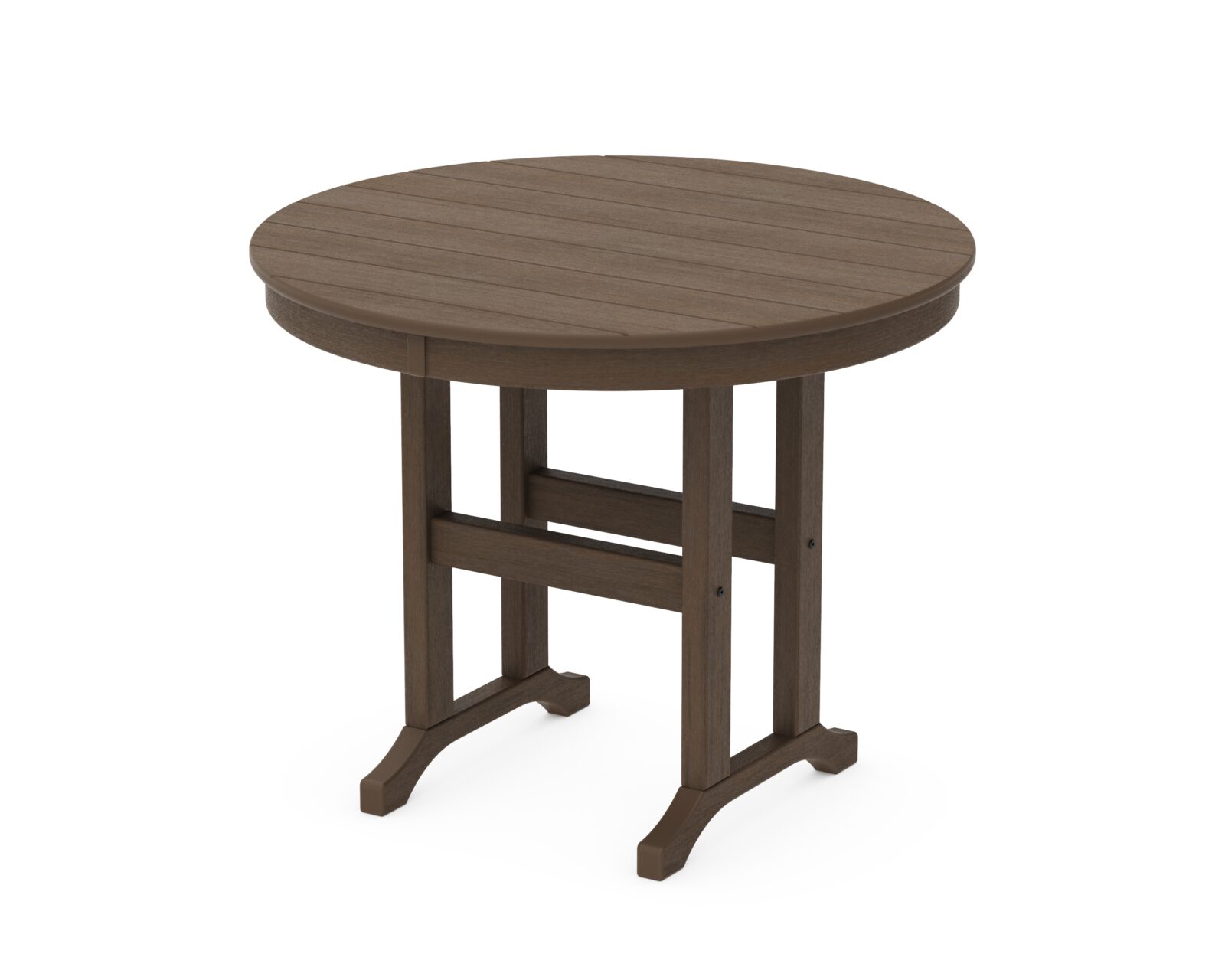 POLYWOOD® 36" Round Farmhouse Dining Table - Image 2