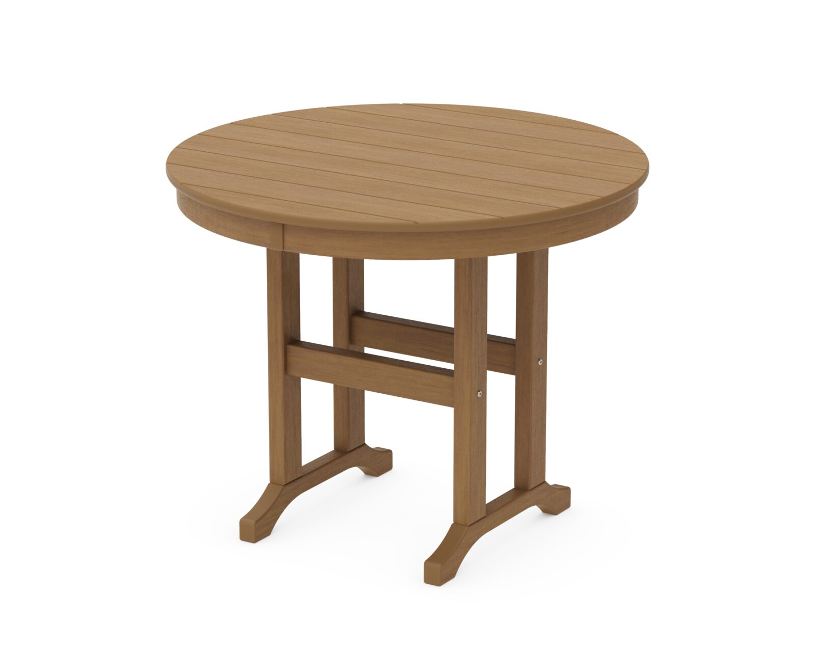POLYWOOD® 36" Round Farmhouse Dining Table - Image 3