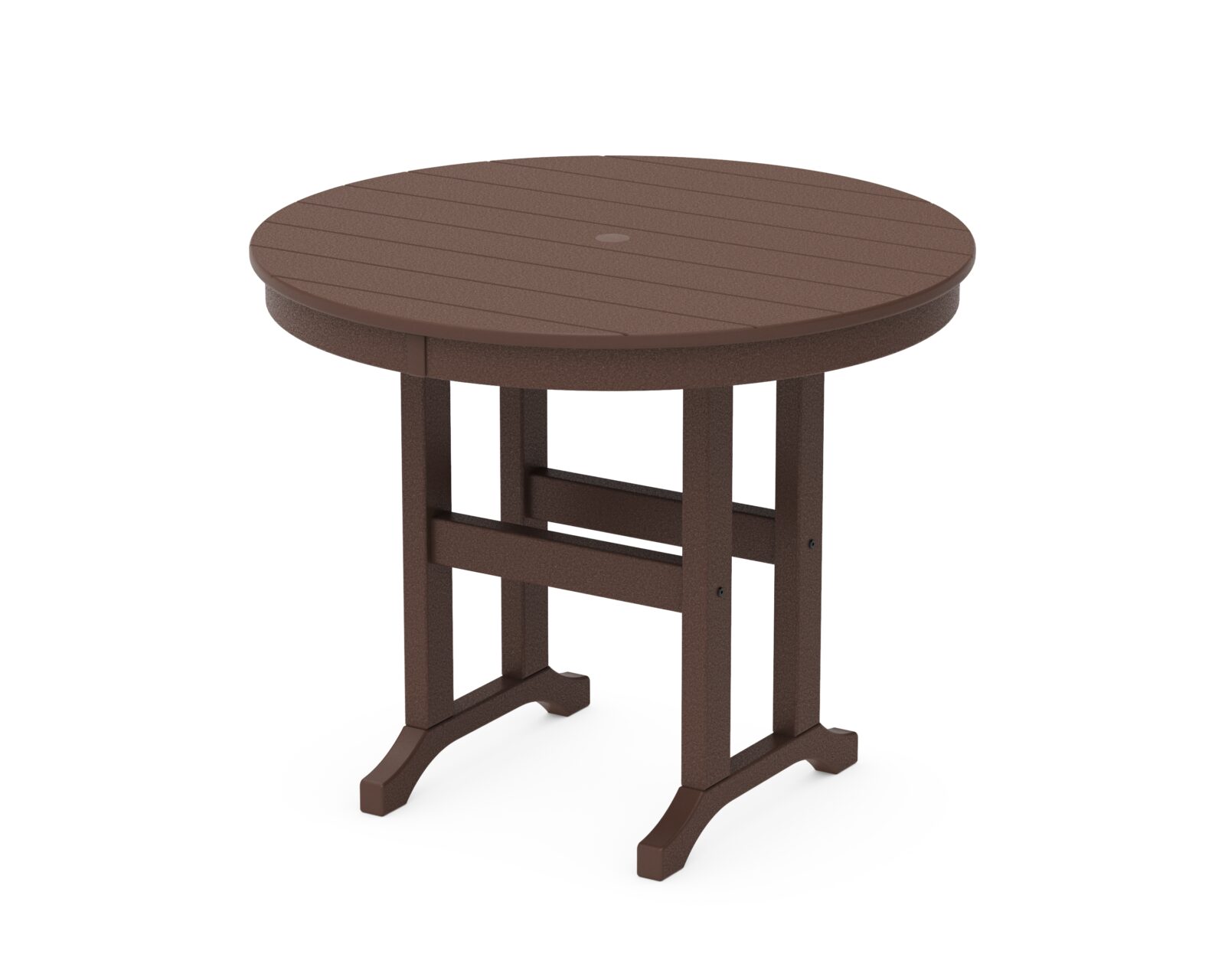 POLYWOOD® 36" Round Farmhouse Dining Table - Image 7