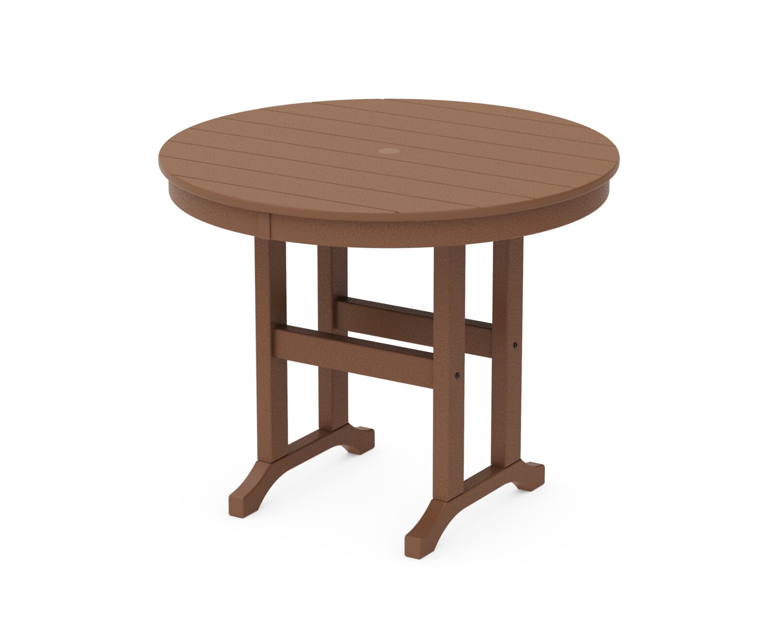 POLYWOOD® 36" Round Farmhouse Dining Table - Image 9