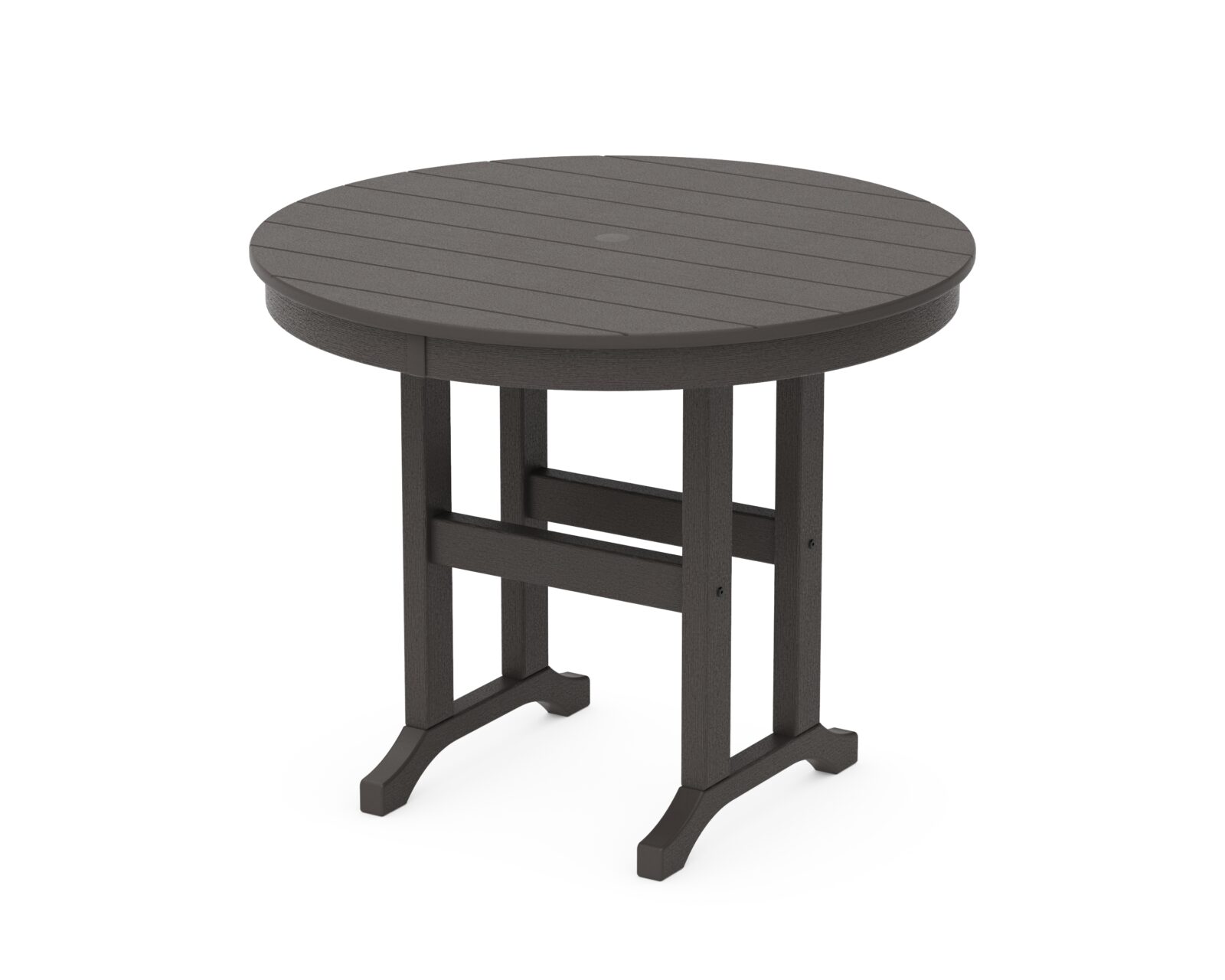 POLYWOOD® 36" Round Farmhouse Dining Table - Image 10