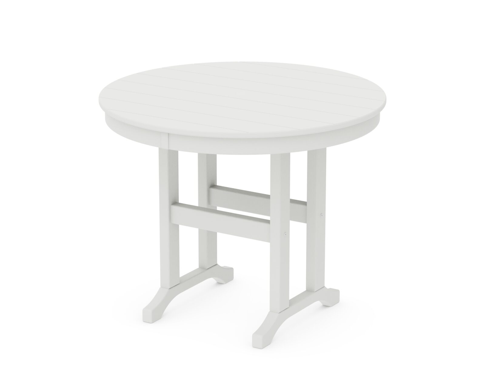 POLYWOOD® 36" Round Farmhouse Dining Table - Image 12