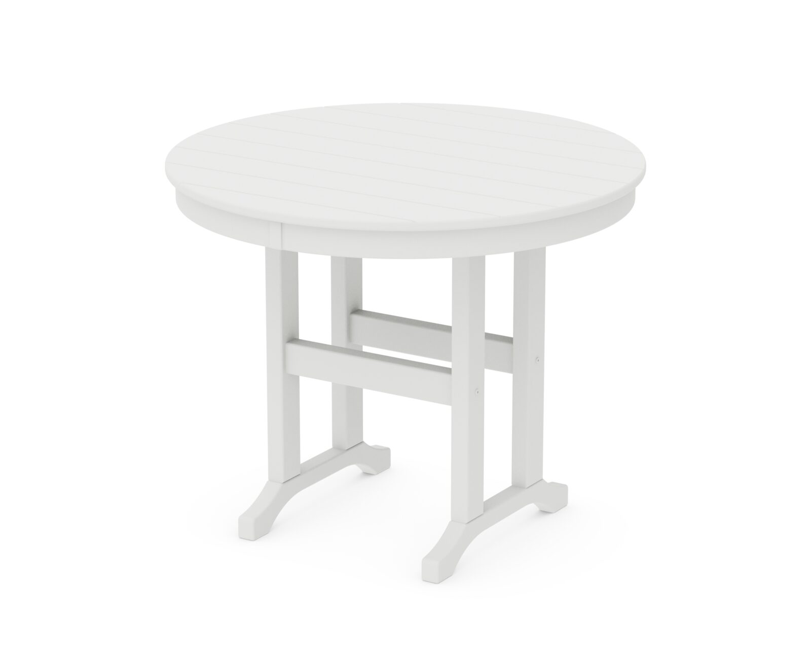 POLYWOOD® 36" Round Farmhouse Dining Table - Image 13