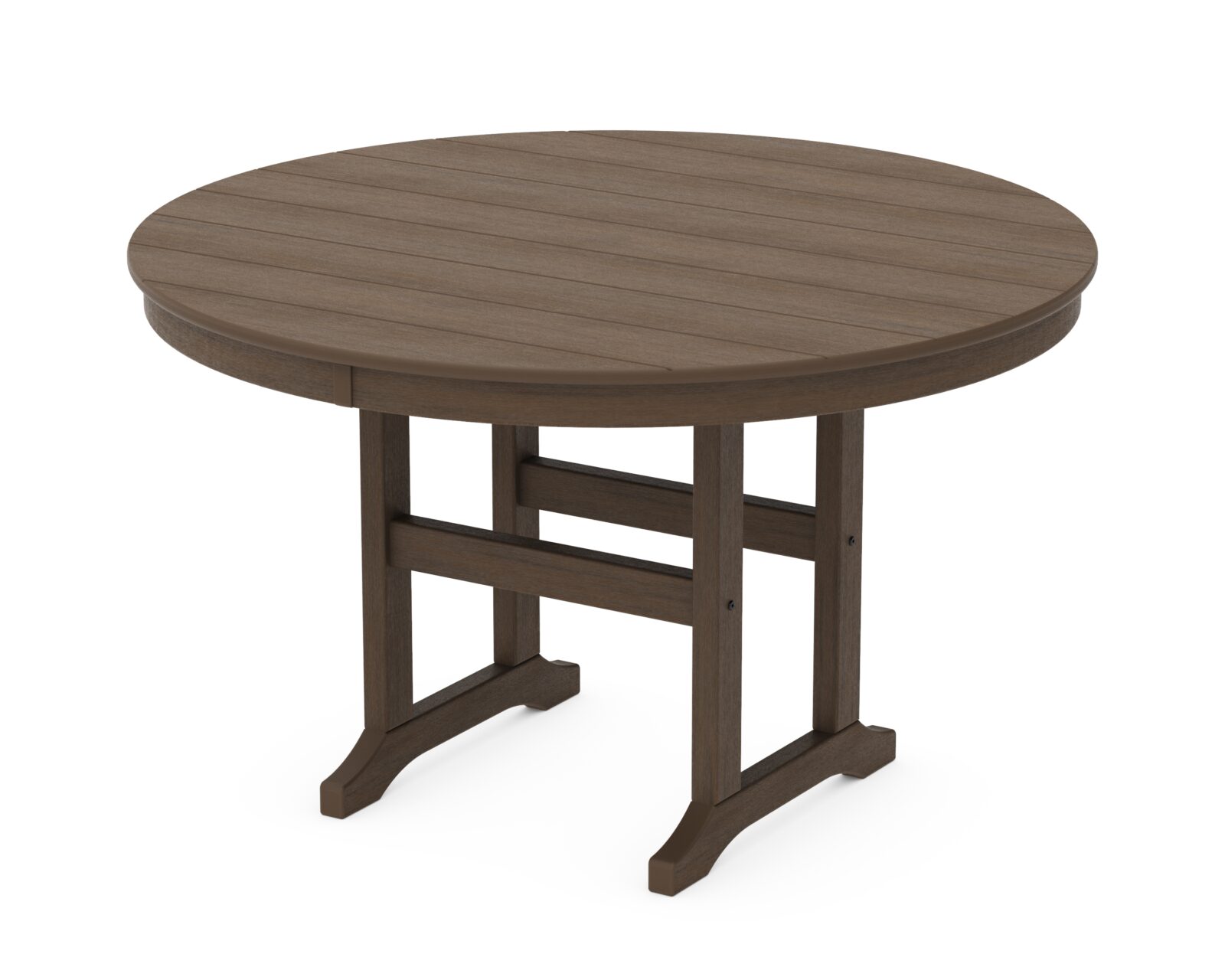 POLYWOOD® 48" Round Farmhouse Dining Table - Image 2