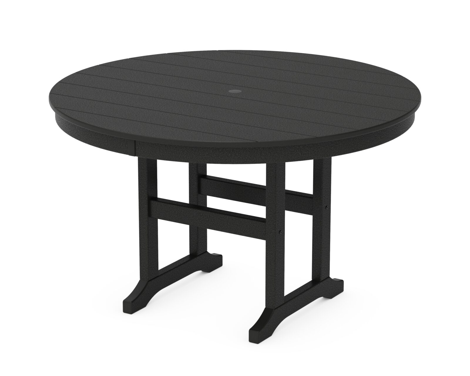 POLYWOOD® 48" Round Farmhouse Dining Table - Image 4