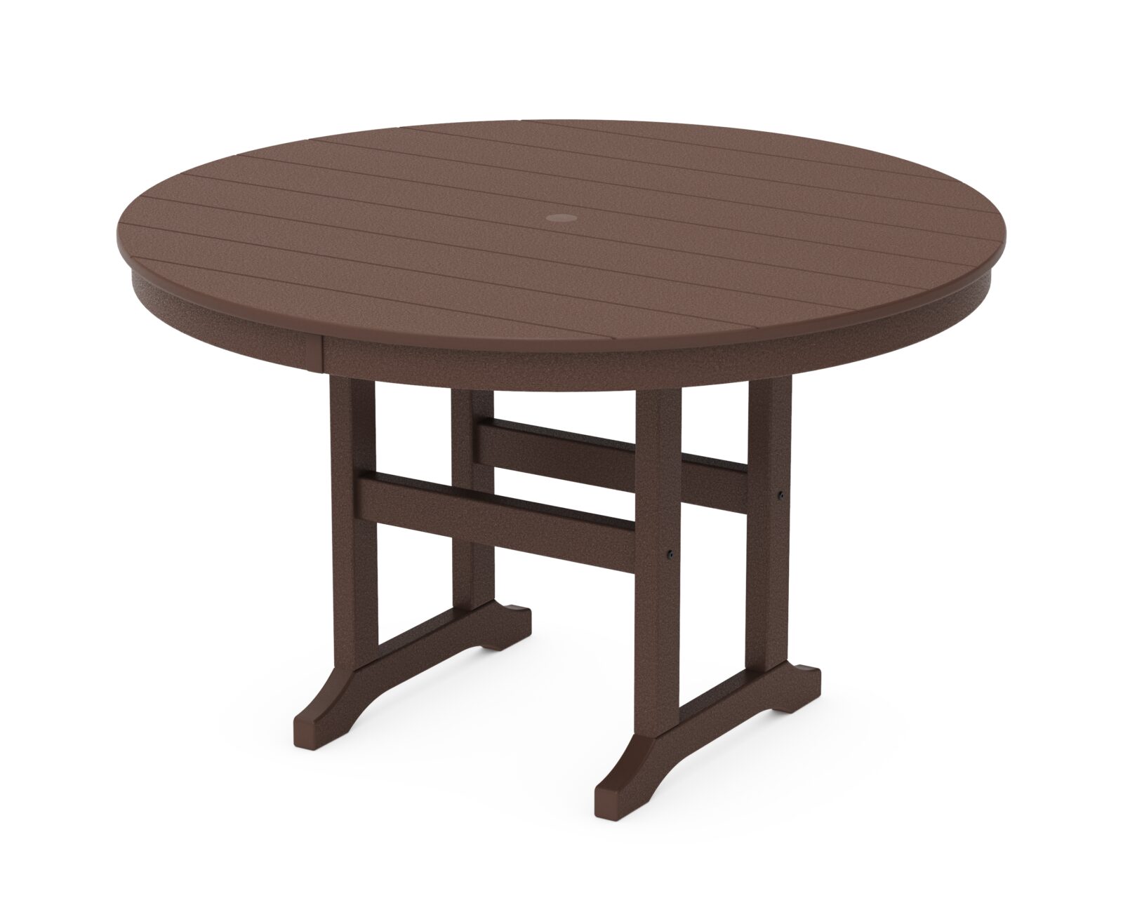 POLYWOOD® 48" Round Farmhouse Dining Table - Image 7