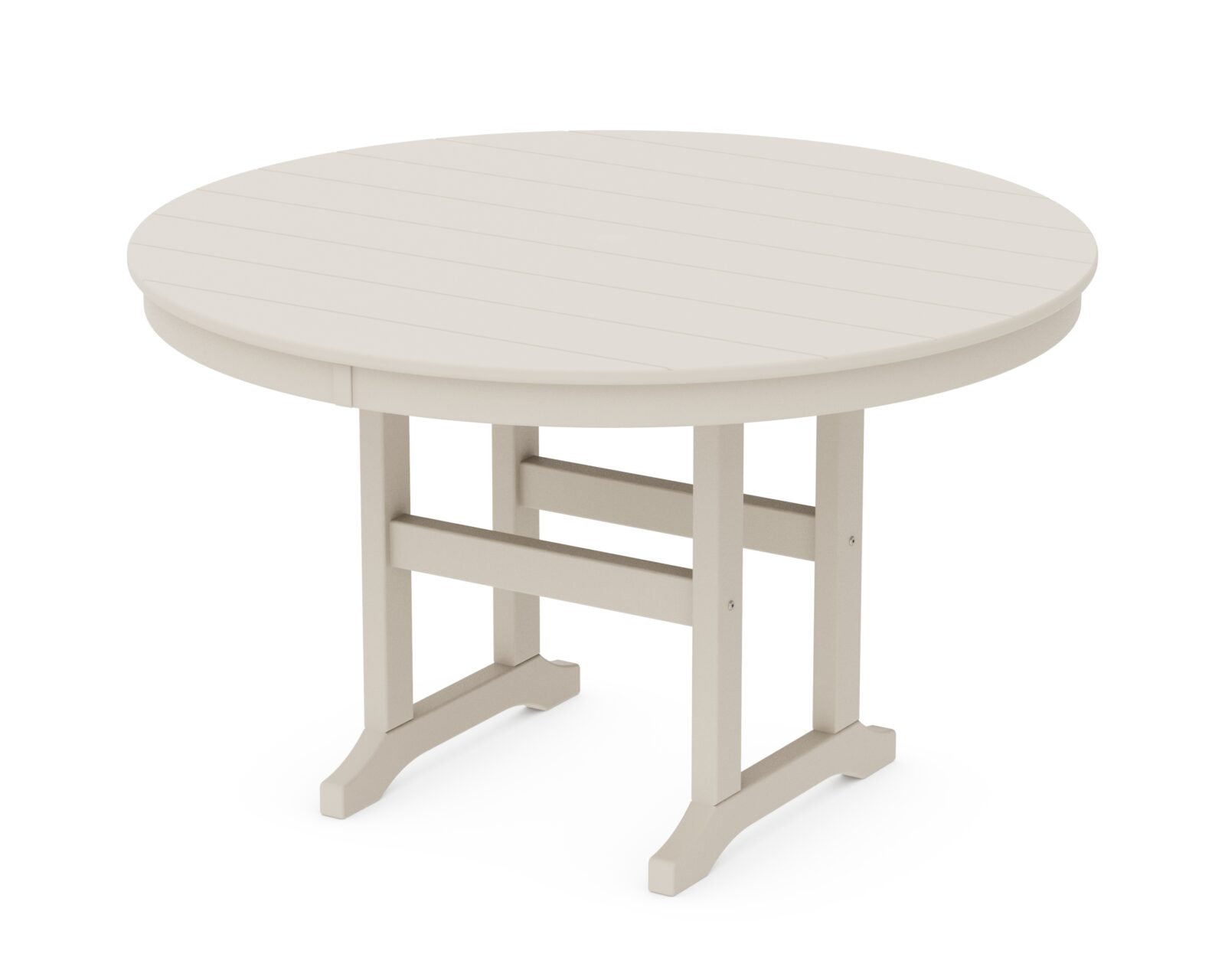 POLYWOOD® 48" Round Farmhouse Dining Table - Image 8
