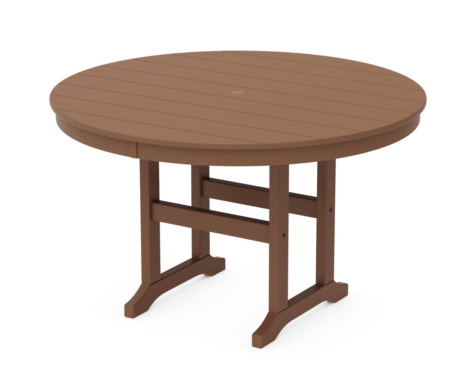 POLYWOOD® 48" Round Farmhouse Dining Table - Image 9