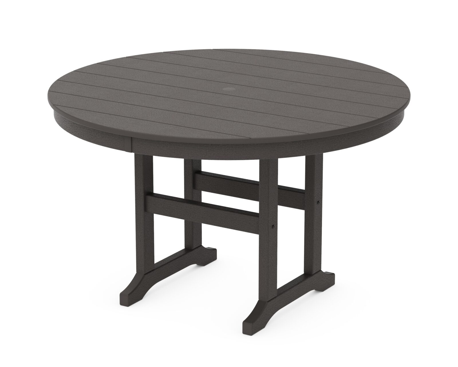 POLYWOOD® 48" Round Farmhouse Dining Table - Image 10