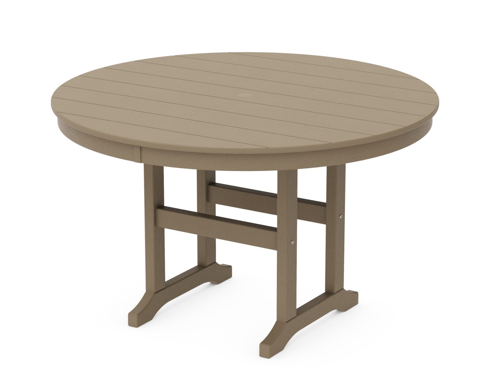 POLYWOOD® 48" Round Farmhouse Dining Table - Image 11