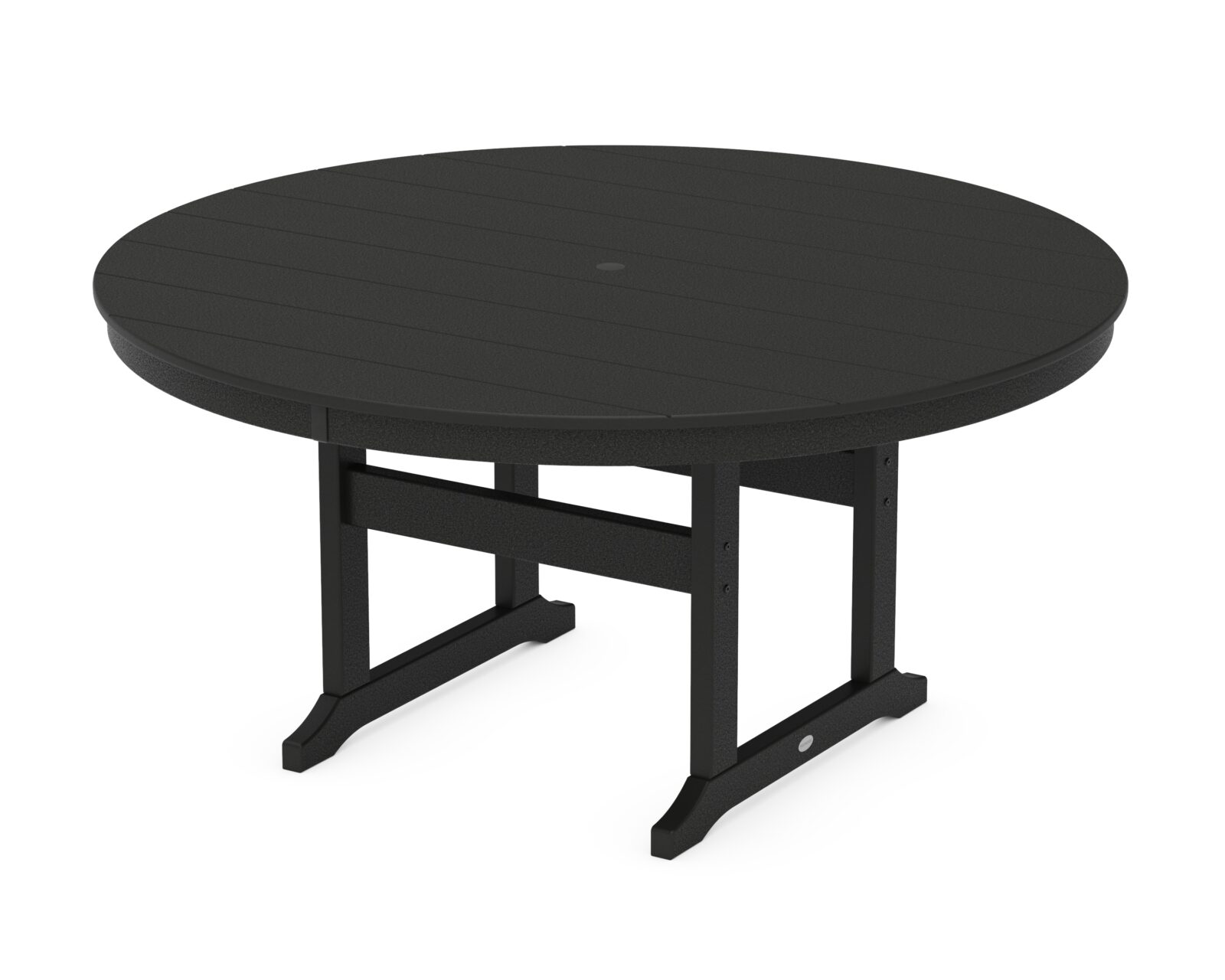 POLYWOOD® 60" Round Farmhouse Dining Table