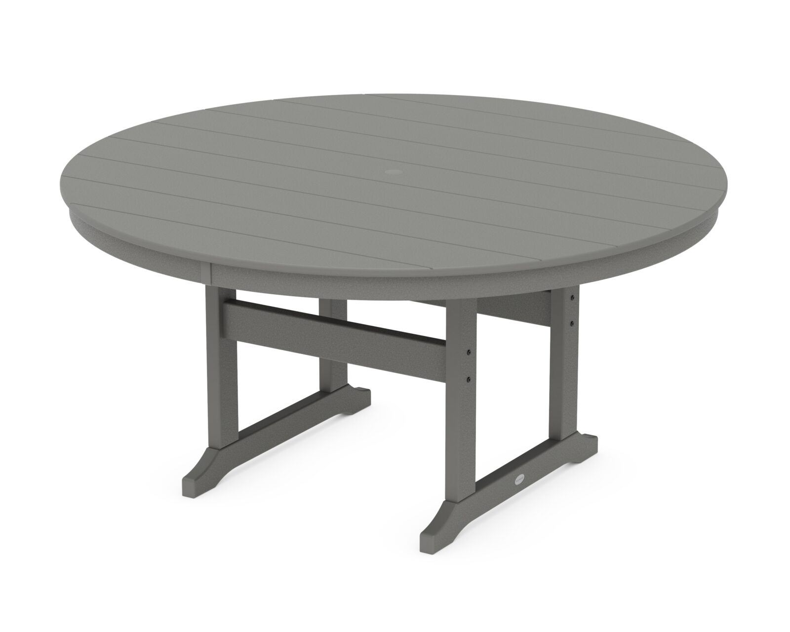 POLYWOOD® 60" Round Farmhouse Dining Table - Image 3