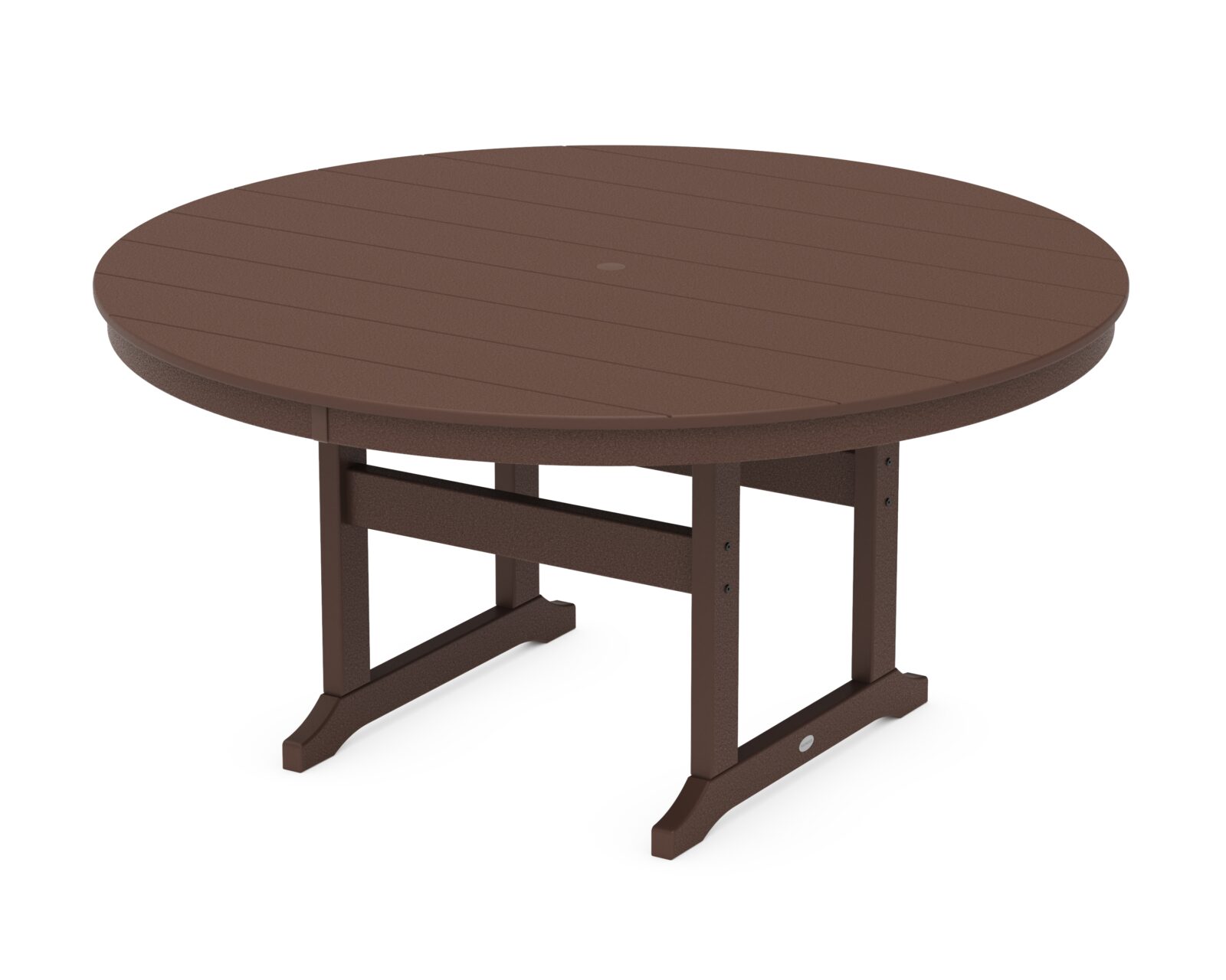 POLYWOOD® 60" Round Farmhouse Dining Table - Image 4