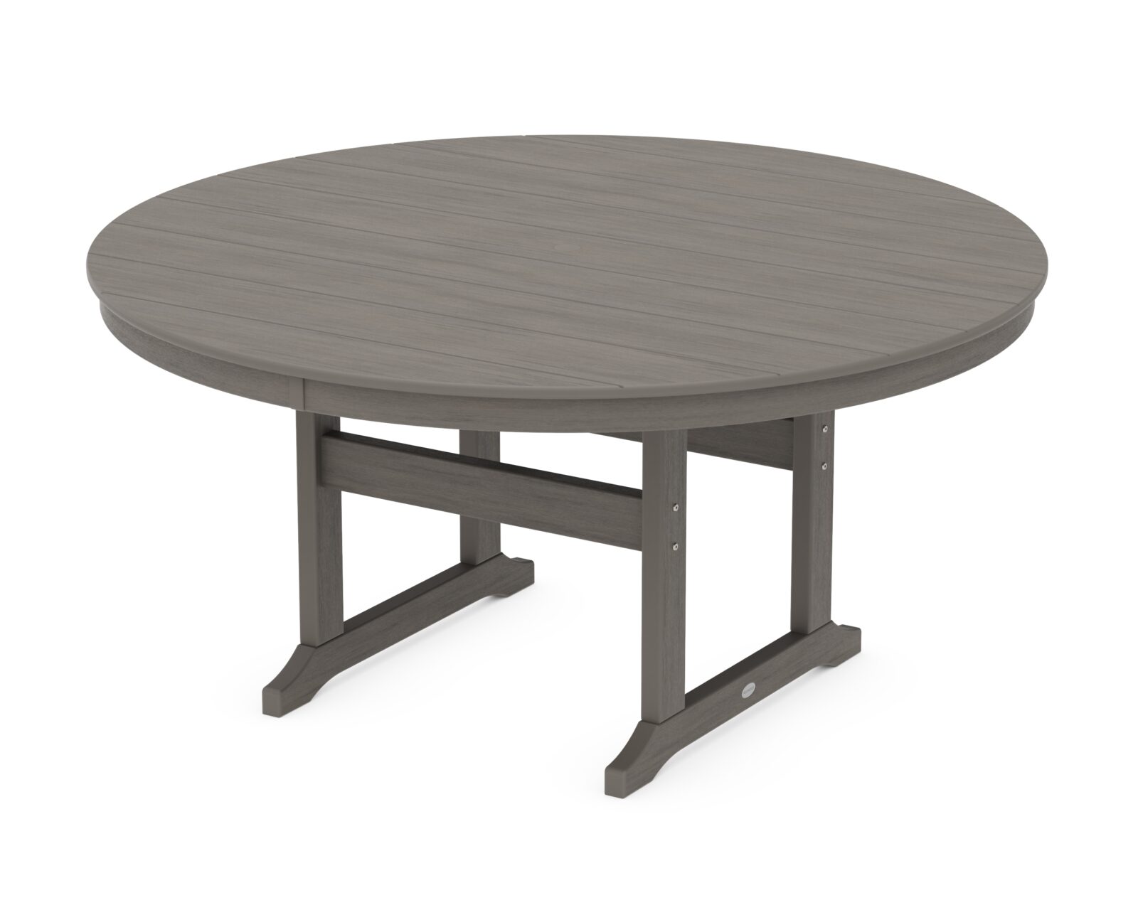 POLYWOOD® 60" Round Farmhouse Dining Table - Image 5