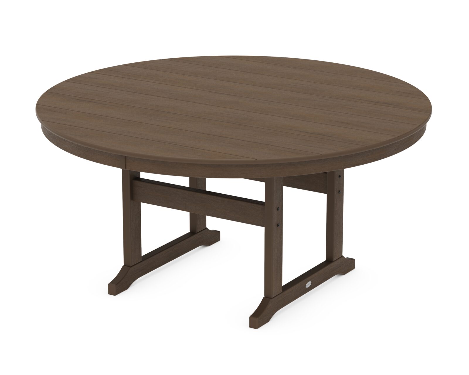 POLYWOOD® 60" Round Farmhouse Dining Table - Image 6