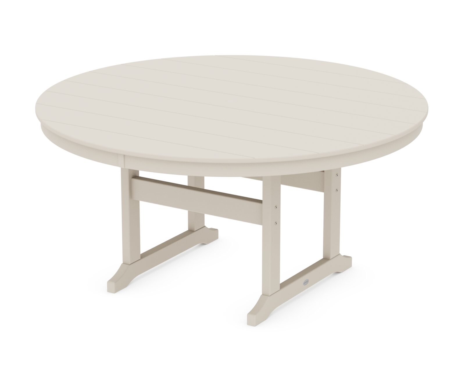 POLYWOOD® 60" Round Farmhouse Dining Table - Image 8