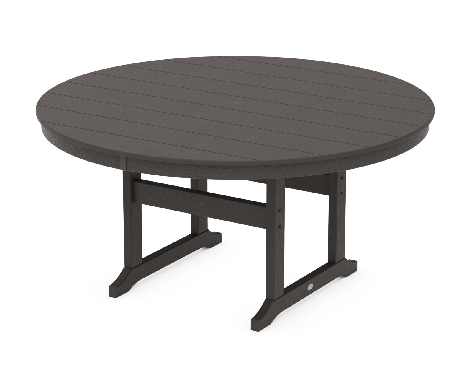 POLYWOOD® 60" Round Farmhouse Dining Table - Image 10