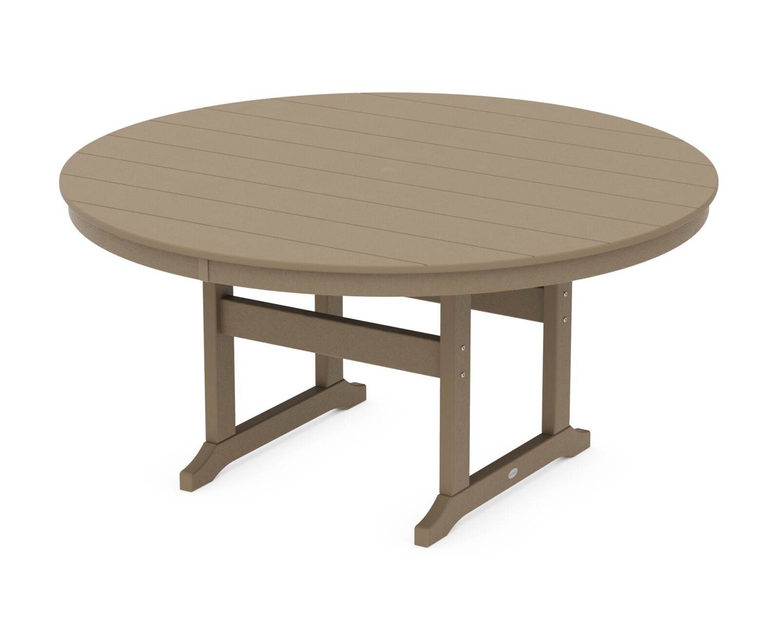 POLYWOOD® 60" Round Farmhouse Dining Table - Image 11