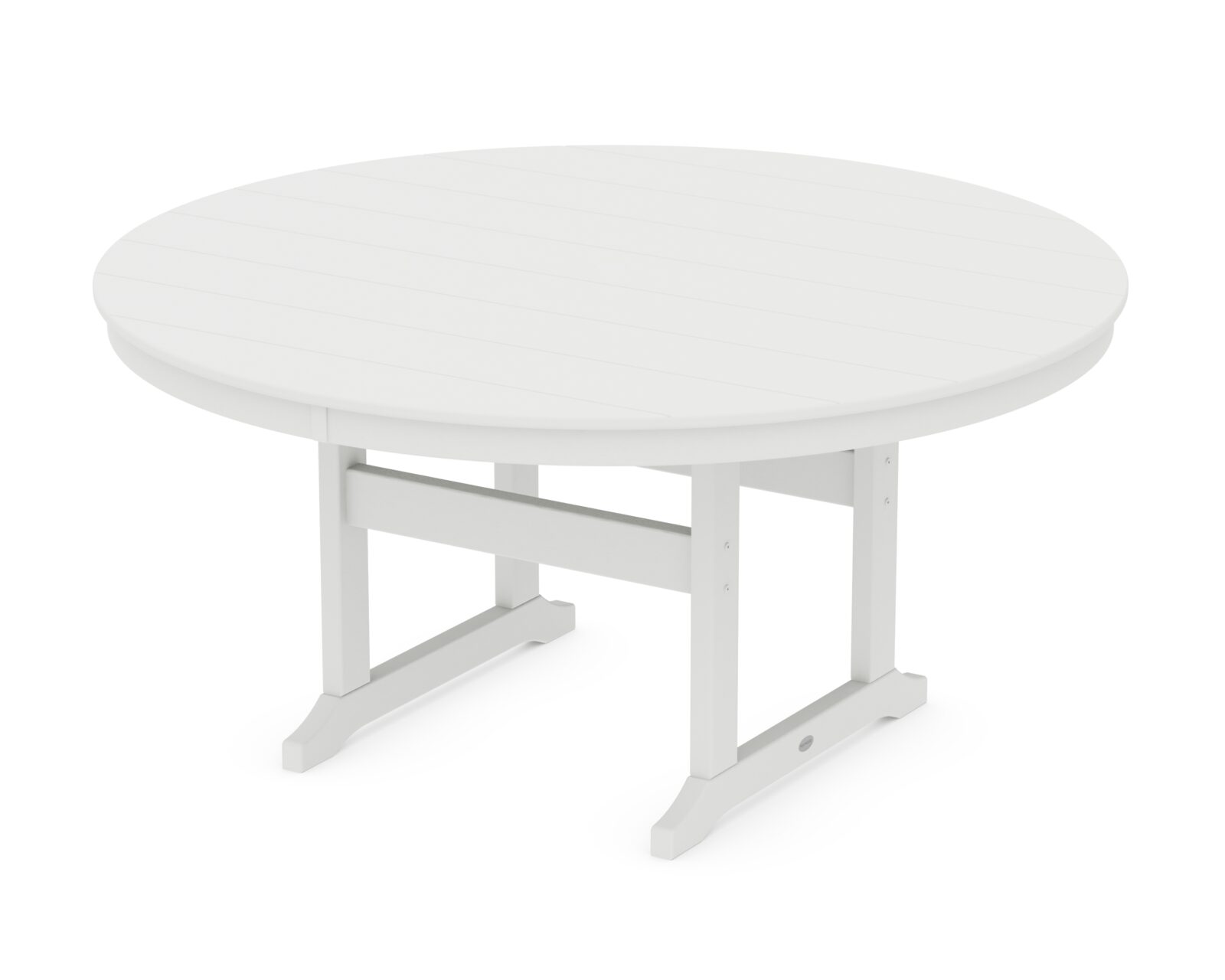 POLYWOOD® 60" Round Farmhouse Dining Table - Image 12