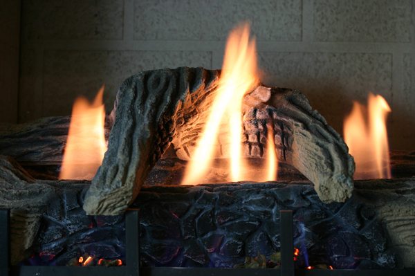 indoor gas logs for gas fireplaces